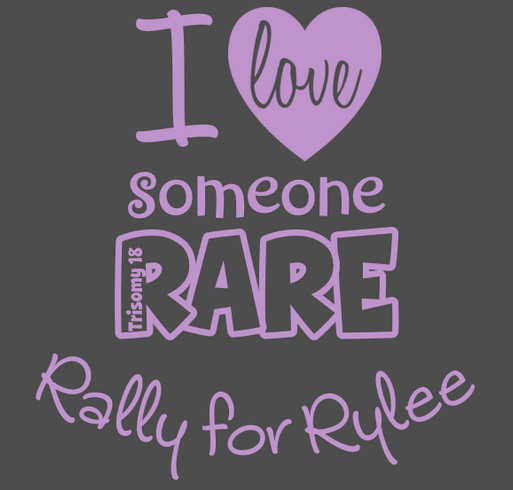 Rally for Rylee shirt design - zoomed