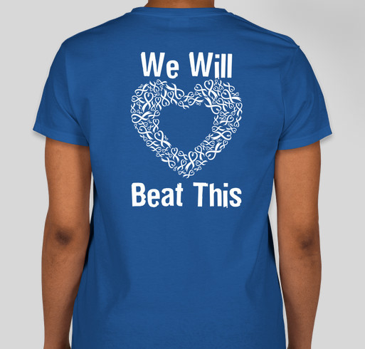 World Diabetes Day T-shirt Fundraiser for Type 1 Diabetes Fundraiser - unisex shirt design - back