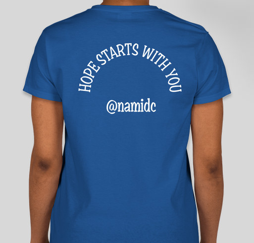 NAMI DC "Got Hope" T-Shirts Fundraiser - unisex shirt design - back