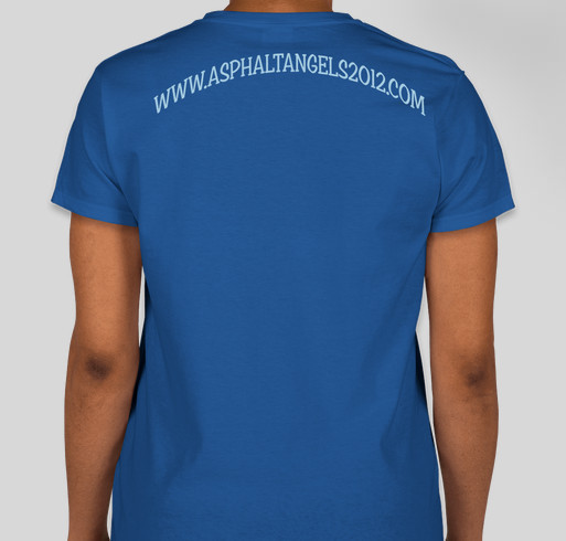 Asphalt Angels support Fundraiser - unisex shirt design - back