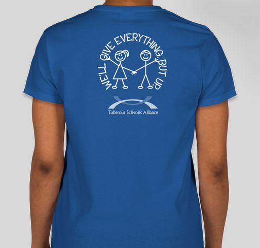 Step Forward to Cure TSC Fundraiser - unisex shirt design - back