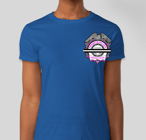 Project Blue Light Fundraiser - unisex shirt design - front