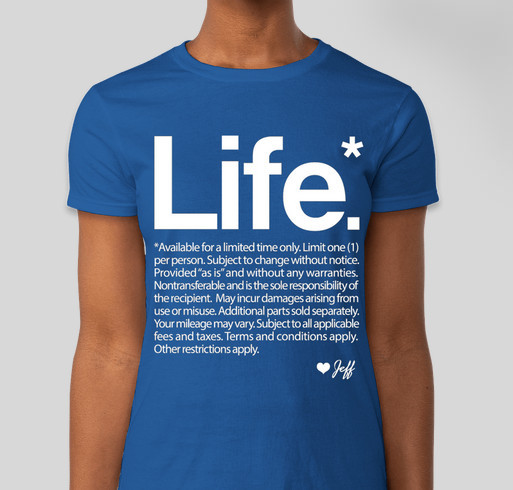 Striking for Stewart - Life* Shirts Fundraiser - unisex shirt design - front