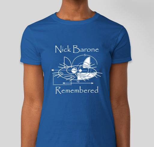 Nick Barone Remembered Fundraiser - unisex shirt design - front