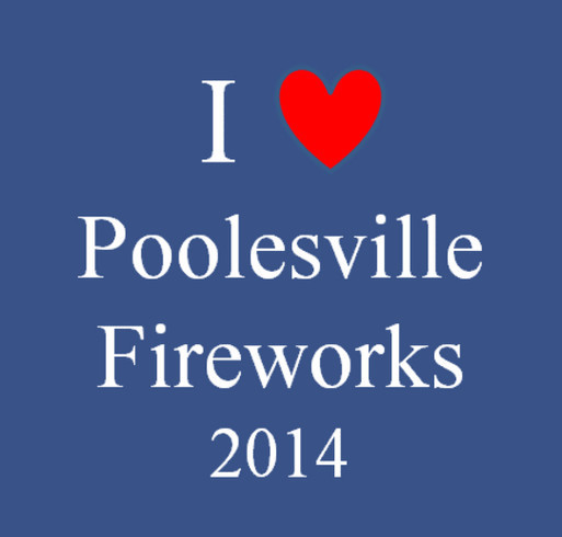 Poolesville Fireworks 2014 - Benefits UMCVFD shirt design - zoomed