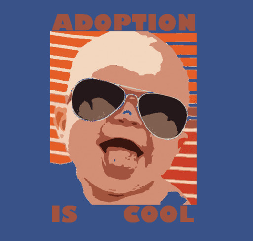 Lewis Family Adoption shirt design - zoomed