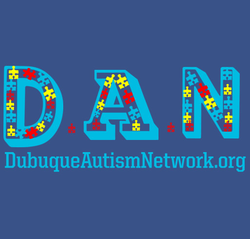 Dubuque Autism Network Corp. shirt design - zoomed