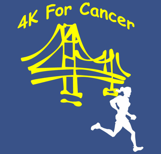 Taylor's Run Across America For Cancer shirt design - zoomed