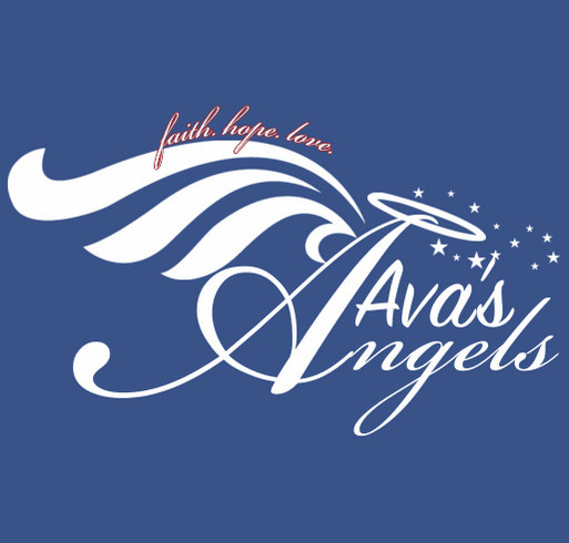 Ava's Fundraiser shirt design - zoomed