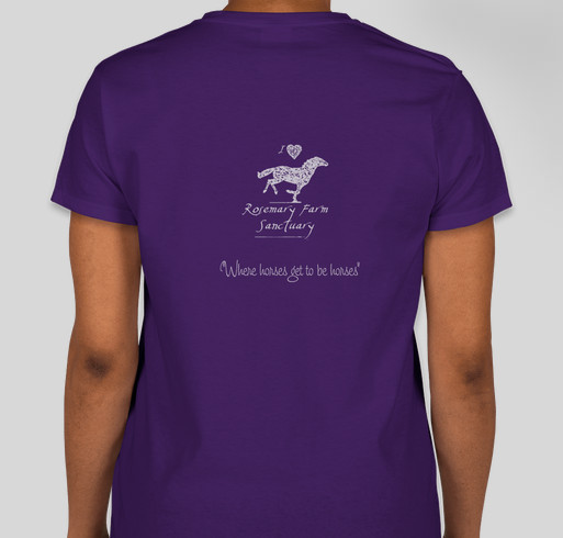 Trooper's Best Hoof Forward Fundraiser - unisex shirt design - back