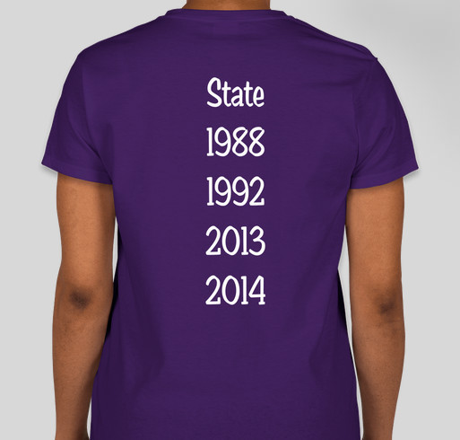 Quilcene School Volleyball Fundraiser - unisex shirt design - back