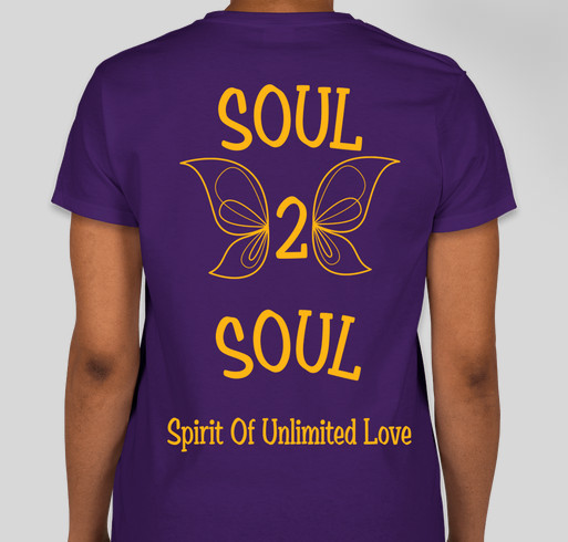 Soul Sistahs United Fundraiser - unisex shirt design - back
