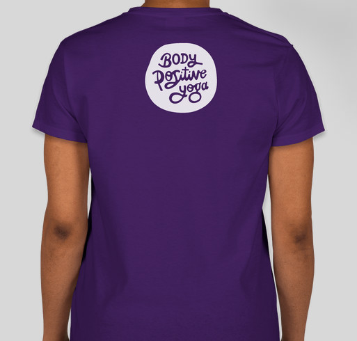 Body Positive Yoga Fundraiser - unisex shirt design - back