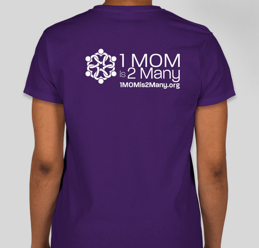 Raise your MOM VOICE! Fundraiser - unisex shirt design - back