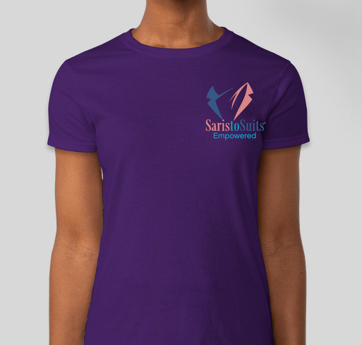 Saris To Suits Empowered Fundraiser - unisex shirt design - front