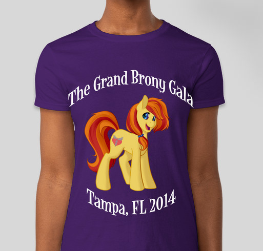 Grand Brony Gala Fundraiser - unisex shirt design - front