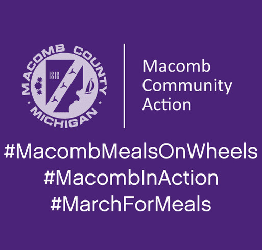 March for Meals campaign shirt design - zoomed