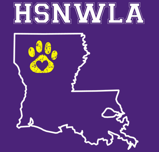 Humane Society of Northwest Louisiana Benefit shirt design - zoomed