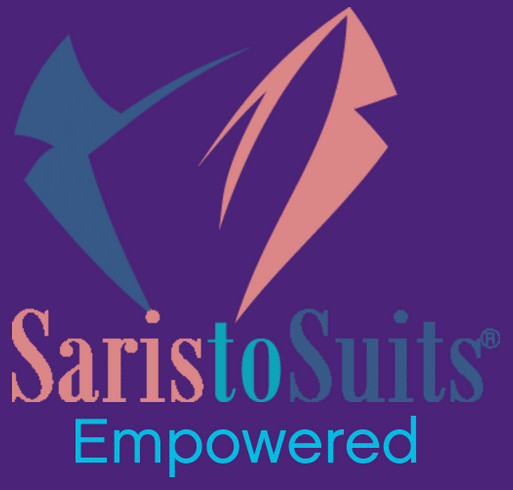 Saris To Suits Empowered shirt design - zoomed