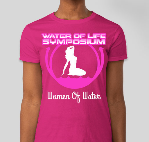 WOLS Women Of Water Fundraiser - unisex shirt design - front