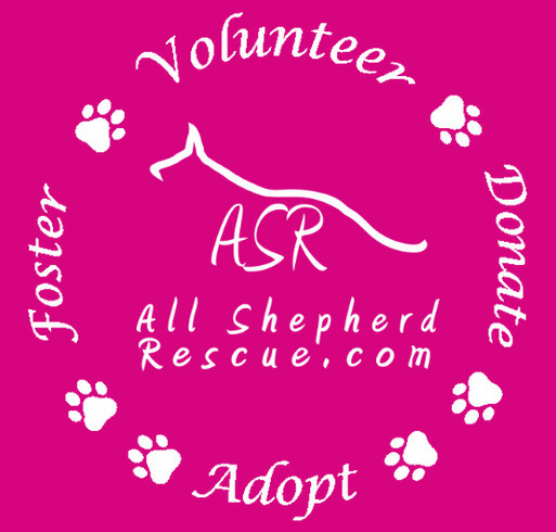 ASR: All Shepherd Rescue Fundraiser 2024 shirt design - zoomed