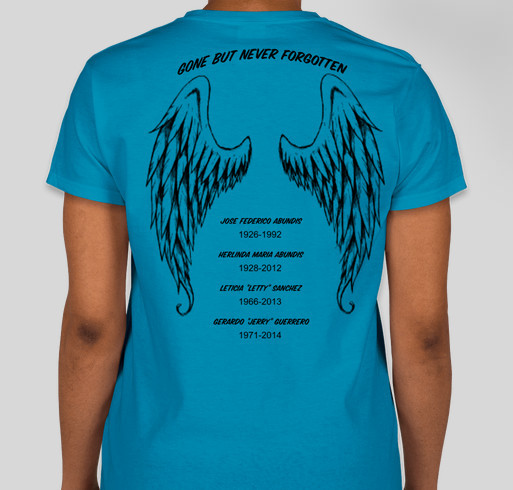 El Valle Family Reunion Fundraiser - unisex shirt design - back