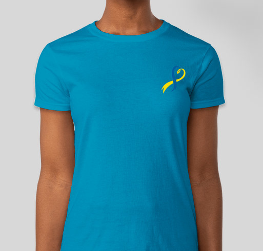 Down Syndrome is not a tragedy 2-sided Fundraiser - unisex shirt design - front