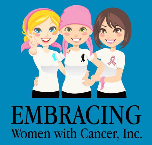 Supporting women with all cancers shirt design - zoomed