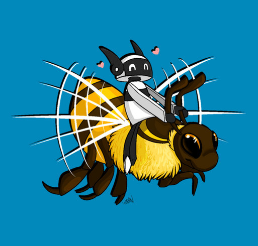 Skylar Helps Save the Bees shirt design - zoomed