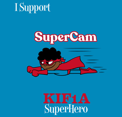 SuperCam KIF1A Superhero shirt design - zoomed