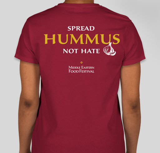 Holy T FoodFest Fundraiser - unisex shirt design - back