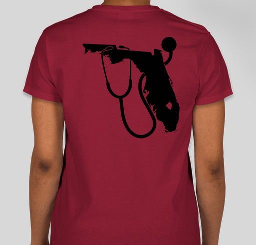 Florida State College at Jacksonville - Student Nurse Association Fundraiser - unisex shirt design - back