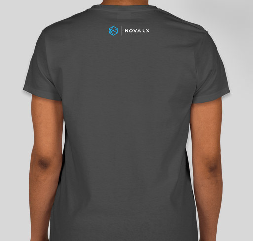 NoVA UX "Experience" T-shirts Fundraiser - unisex shirt design - back