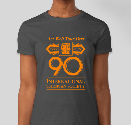 Natrona County H.S. Thespian Troupe's 90th Birthday! Fundraiser - unisex shirt design - front