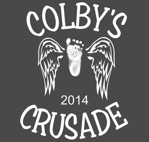 Colby's Crusade 2014 shirt design - zoomed