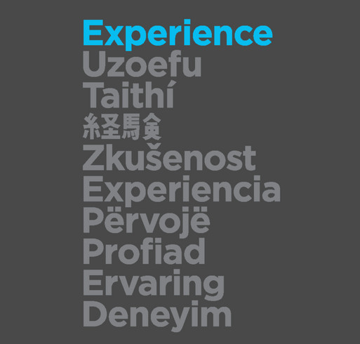 NoVA UX "Experience" T-shirts shirt design - zoomed