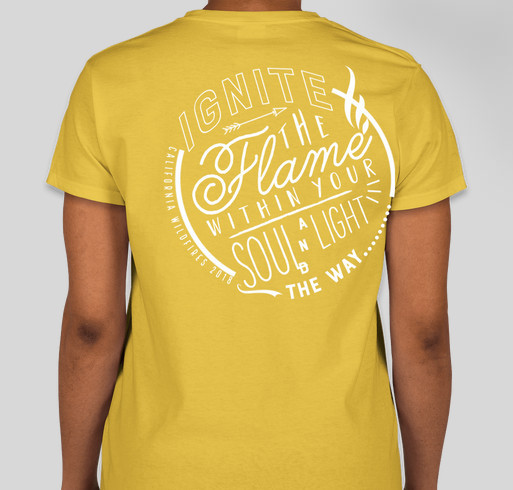 California Wildfire Relief: American Red Cross Fundraiser - unisex shirt design - back