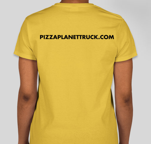 Pizza Planet Truck T-Shirt Fundraiser Fundraiser - unisex shirt design - back