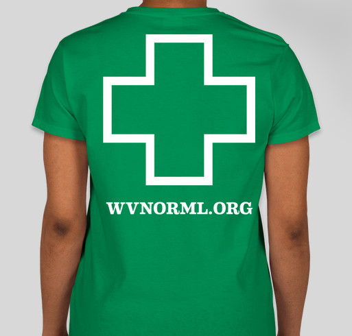 WV Norml T-shirt fundraiser Fundraiser - unisex shirt design - back