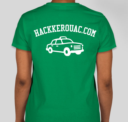 Hack Kerouac's Cross Country Fundraiser Fundraiser - unisex shirt design - back