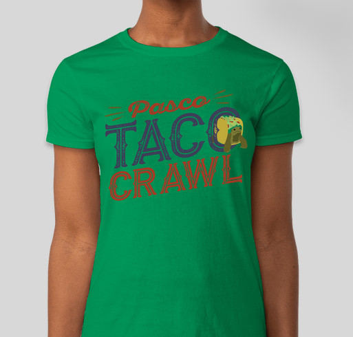 Pasco Taco Crawl Fundraiser - unisex shirt design - front