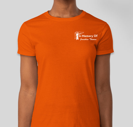 Never Forget Jonathan Thomas Fundraiser - unisex shirt design - front