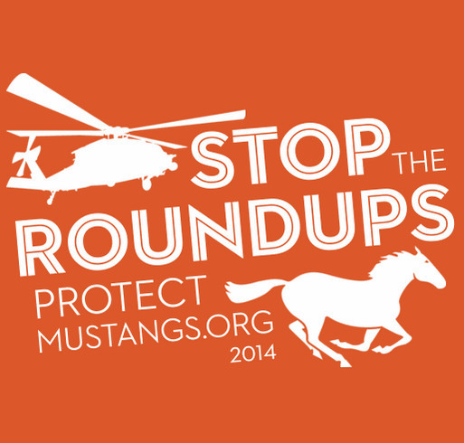 Protect Mustangs shirt design - zoomed