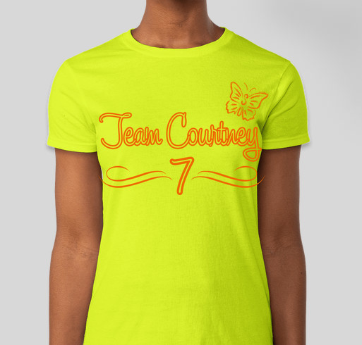 Team Courtney T-Shirt Fundraiser Fundraiser - unisex shirt design - front
