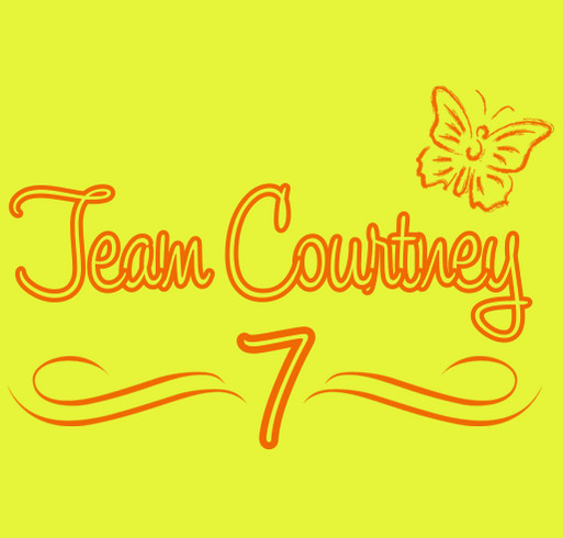 Team Courtney T-Shirt Fundraiser shirt design - zoomed