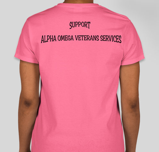 #901STRONG ZUMBATHON for ALPHA OMEGA VETERANS SERVICES Fundraiser - unisex shirt design - back