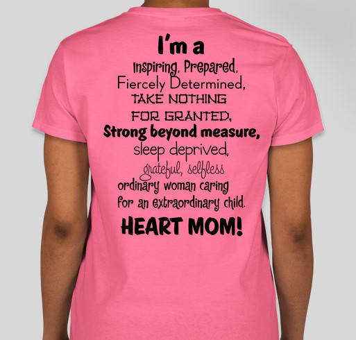 Mended Little Hearts Heart Mom Fundraiser - unisex shirt design - back