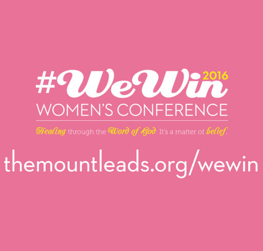#WeWin Women's Conference 2016 shirt design - zoomed