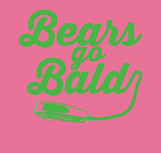 Bears Go Bald T Shirt Fundraiser- University of Northern Colorado shirt design - zoomed
