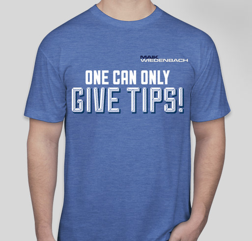 One can only give tips! Fundraiser - unisex shirt design - small
